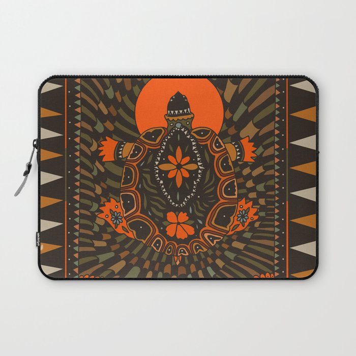 Painted Turtle Laptop Sleeve Gallery Image 1