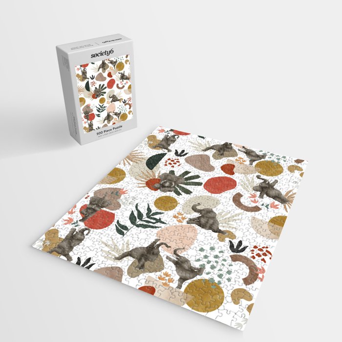 Elephant yoga 01 Jigsaw Puzzle Gallery Image 2