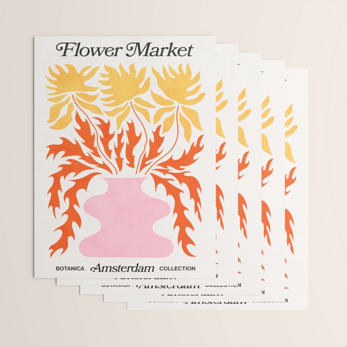 Amsterdam: Flower Market 03 | Botanica Edition Wrapping Paper Gallery Image 3