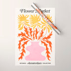 Amsterdam: Flower Market 03 | Botanica Edition Wrapping Paper Gallery Image 1