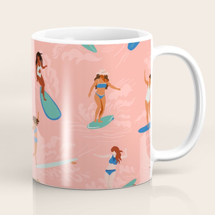 Surfer Girls Coffee Mug Gallery Image 1
