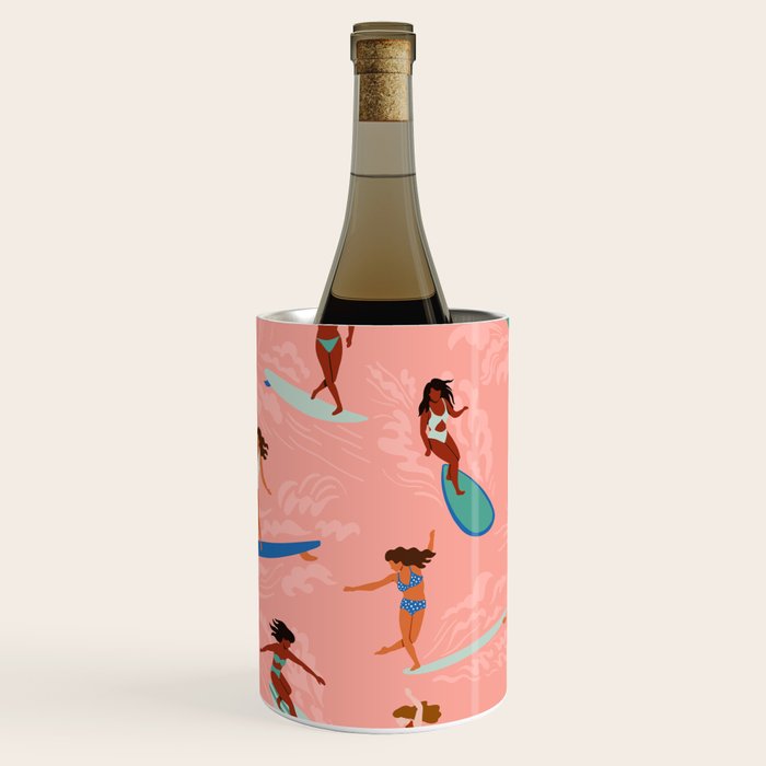 Surfer Girls Wine Chiller Gallery Image 1