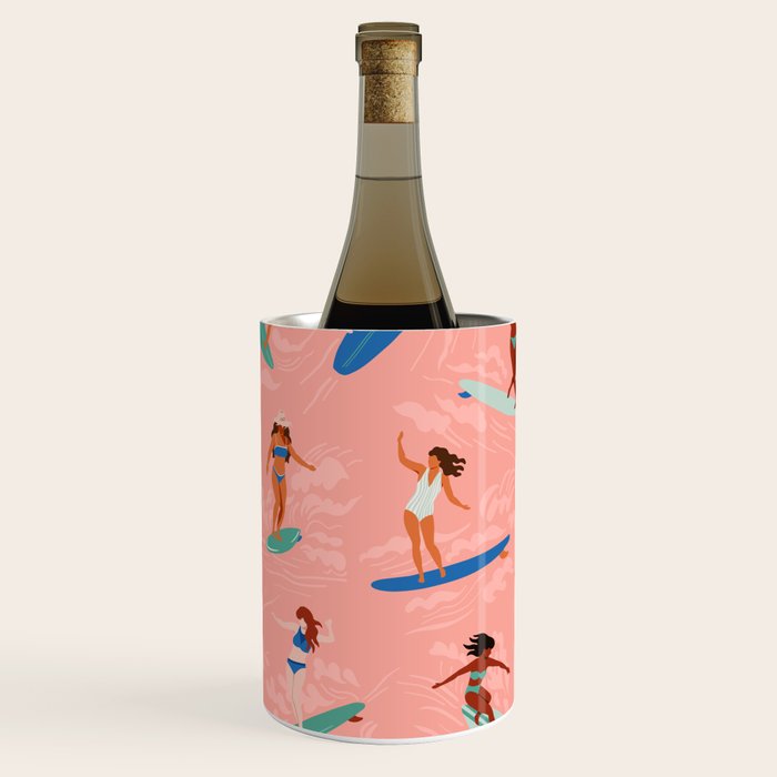 Surfer Girls Wine Chiller Gallery Image 2
