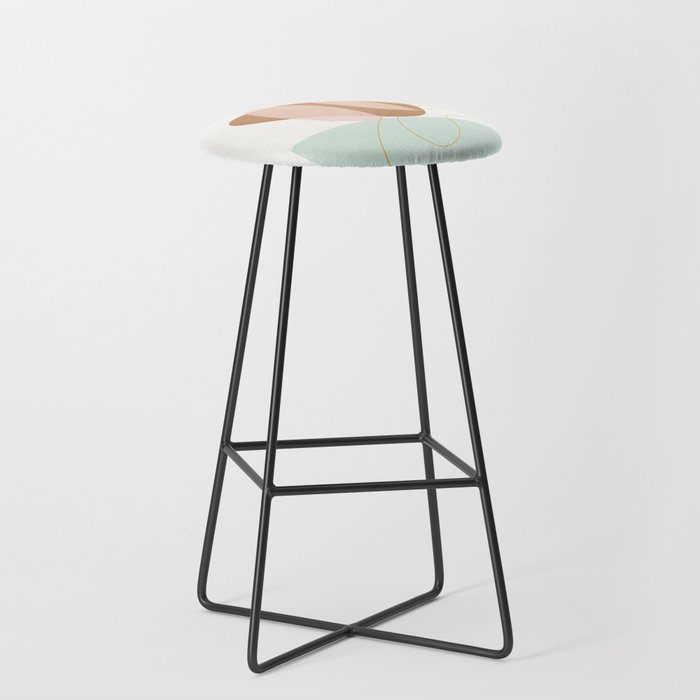 Soft Abstract Shapes 13 Stool Gallery Image 1