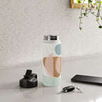 Soft Abstract Shapes 13 Water Bottle Gallery Image 4