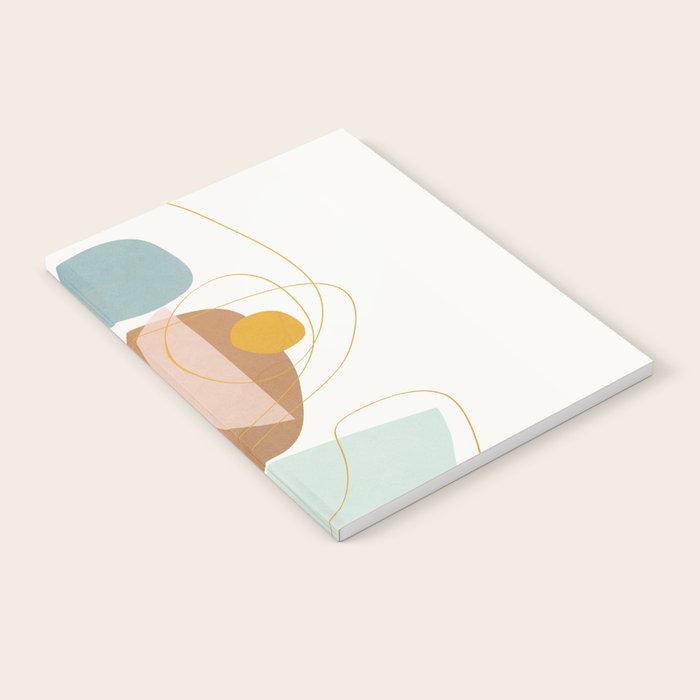 Soft Abstract Shapes 13 Notebook Gallery Image 1