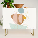 Soft Abstract Shapes 13 Credenza Gallery Image 1