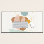 Soft Abstract Shapes 13 Desk Mat Gallery Image 1