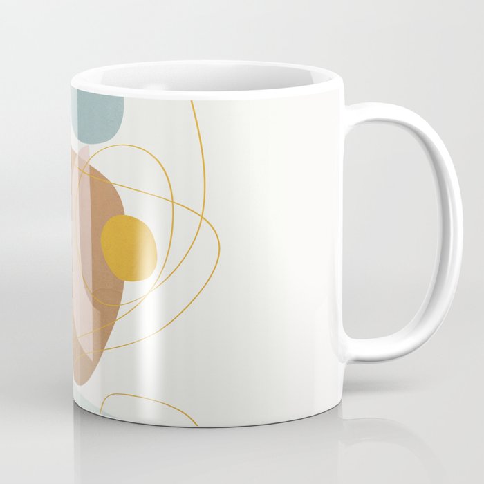 Soft Abstract Shapes 13 Coffee Mug Gallery Image 1