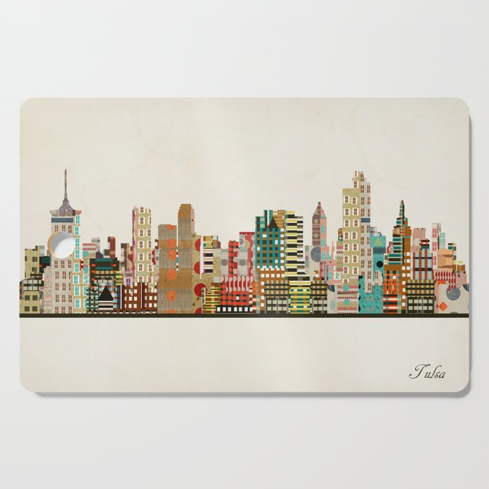tulsa skyline Cutting Board Gallery Image 1