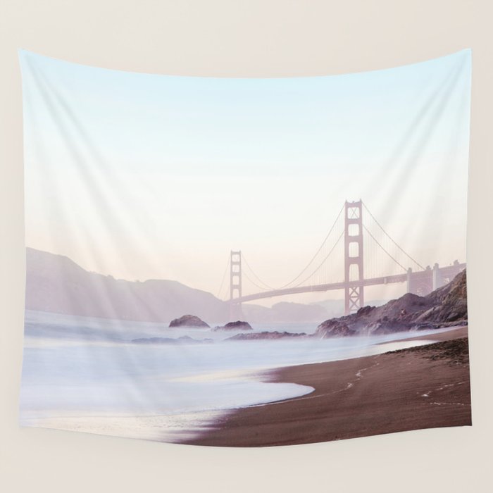Golden Gate Bridge, San Francisco Wall Tapestry Gallery Image 1