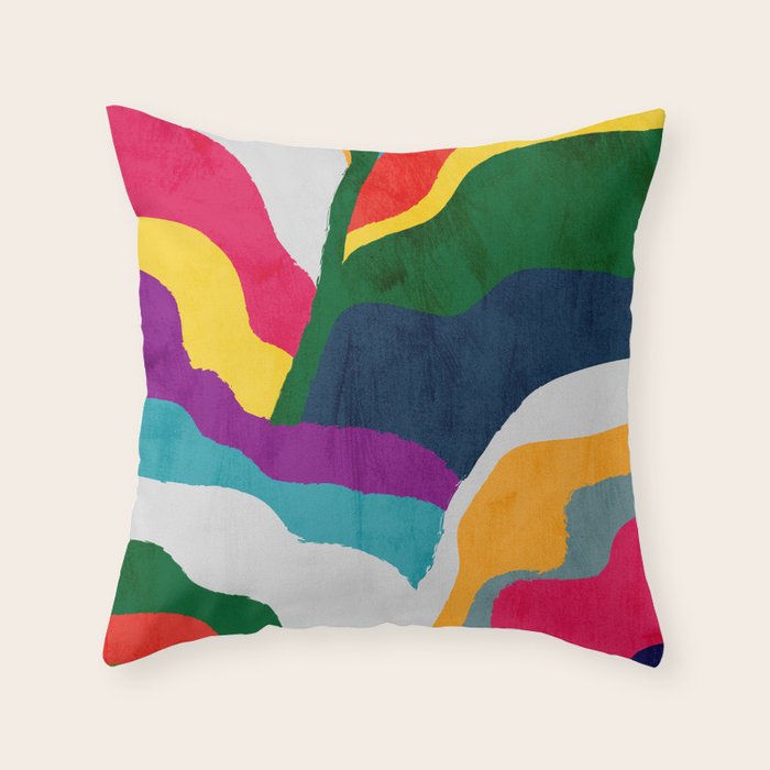 It is the fog Throw Pillow Gallery Image 1