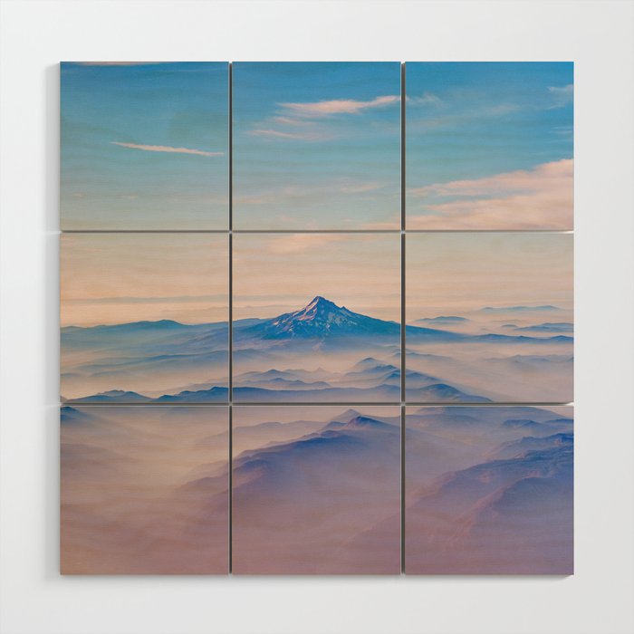 PURPLE MOUNTAINS Wood Wall Art Gallery Image 1
