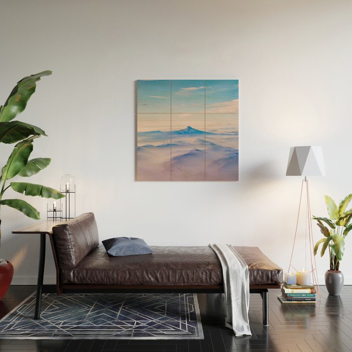 PURPLE MOUNTAINS Wood Wall Art Gallery Image 2