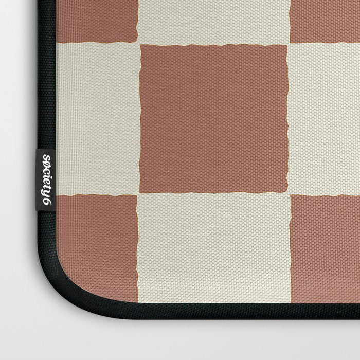 DESERT CHECKER CLAY Laptop Sleeve Gallery Image 3