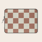 DESERT CHECKER CLAY Laptop Sleeve Gallery Image 1