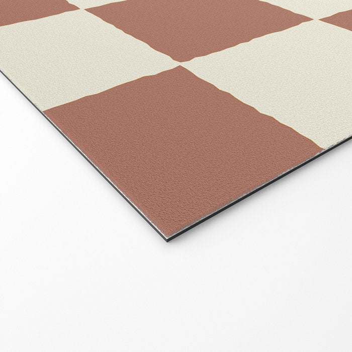 DESERT CHECKER CLAY Welcome Mat Gallery Image 2