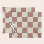 DESERT CHECKER CLAY Placemat Gallery Image 1