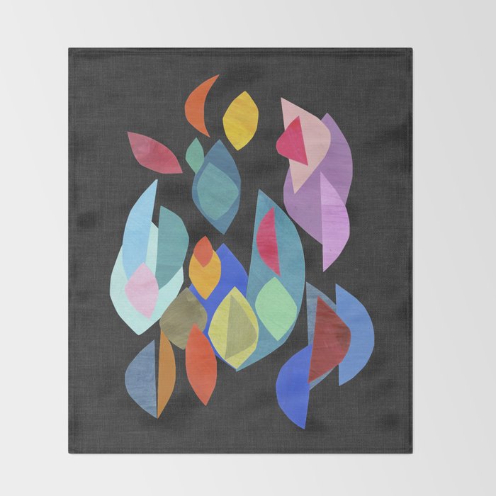 Helix Shards ii Throw Blanket Gallery Image 2