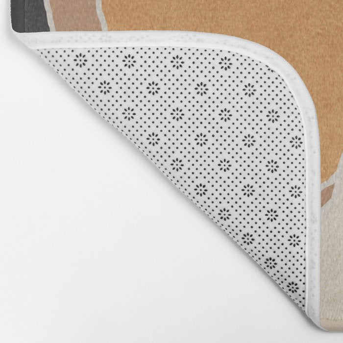 Modern Abstract Minimal Shapes 211 Bath Mat Gallery Image 2