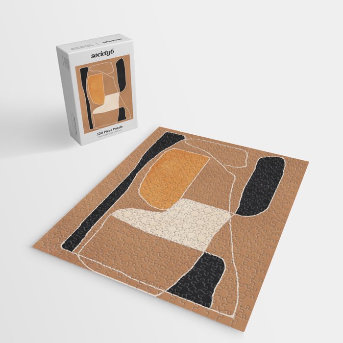 Modern Abstract Minimal Shapes 211 Jigsaw Puzzle Gallery Image 2