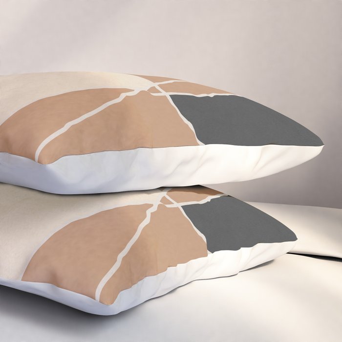 Modern Abstract Minimal Shapes 211 Pillow Sham Gallery Image 3