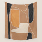 Modern Abstract Minimal Shapes 211 Wall Tapestry Gallery Image 4
