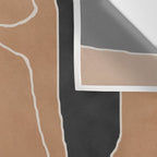 Modern Abstract Minimal Shapes 211 Wall Tapestry Gallery Image 3