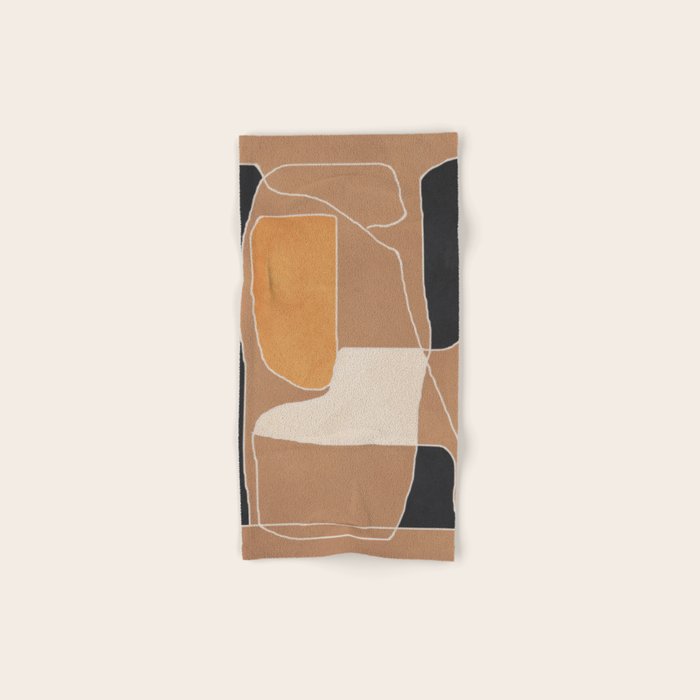 Modern Abstract Minimal Shapes 211 Bath Towel Gallery Image 1