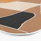 Modern Abstract Minimal Shapes 211 Bath Mat Gallery Image 3