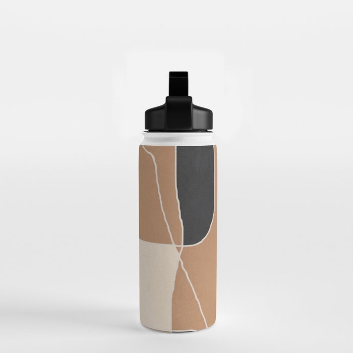 Modern Abstract Minimal Shapes 211 Water Bottle Gallery Image 2