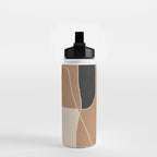 Modern Abstract Minimal Shapes 211 Water Bottle Gallery Image 2