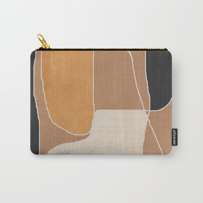 Modern Abstract Minimal Shapes 211 Carry All Pouch Gallery Image 1