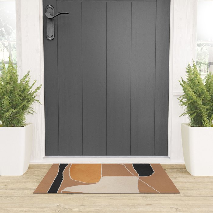 Modern Abstract Minimal Shapes 211 Welcome Mat Gallery Image 3