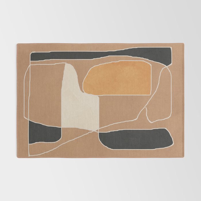 Modern Abstract Minimal Shapes 211 Rug Gallery Image 2