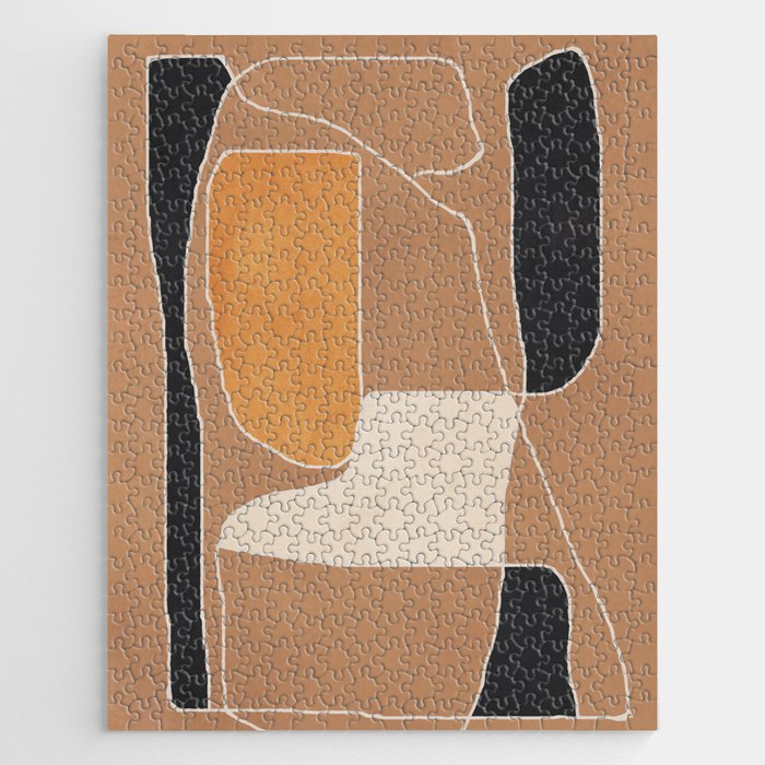 Modern Abstract Minimal Shapes 211 Jigsaw Puzzle Gallery Image 1