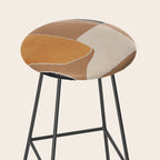 Modern Abstract Minimal Shapes 211 Stool Gallery Image 2