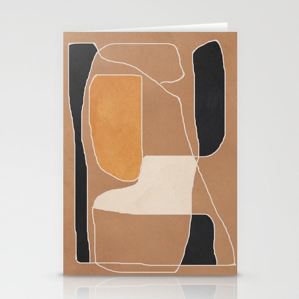 Modern Abstract Minimal Shapes 211 Stationery Card Gallery Image 1