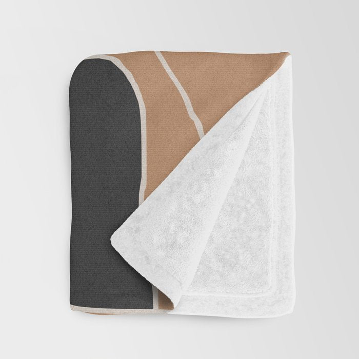 Modern Abstract Minimal Shapes 211 Throw Blanket Gallery Image 3