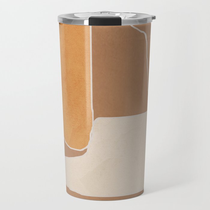 Modern Abstract Minimal Shapes 211 Travel Mug Gallery Image 1