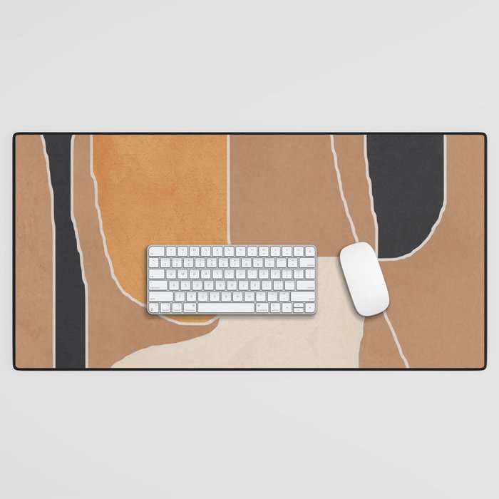 Modern Abstract Minimal Shapes 211 Desk Mat Gallery Image 1