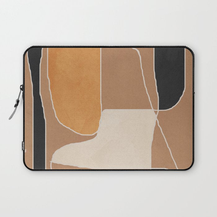Modern Abstract Minimal Shapes 211 Laptop Sleeve Gallery Image 1