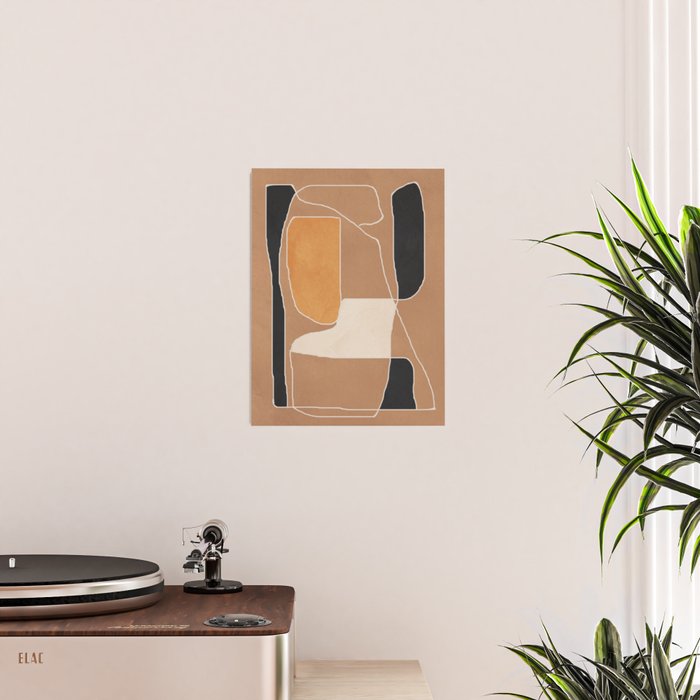 Modern Abstract Minimal Shapes 211 Poster Gallery Image 2