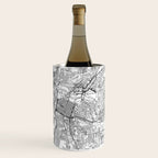 Sacramento White Map Wine Chiller Gallery Image 1