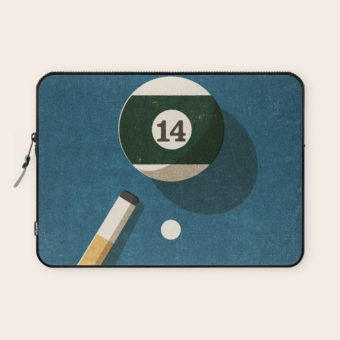 BILLIARDS / Ball 14 Laptop Sleeve Gallery Image 1