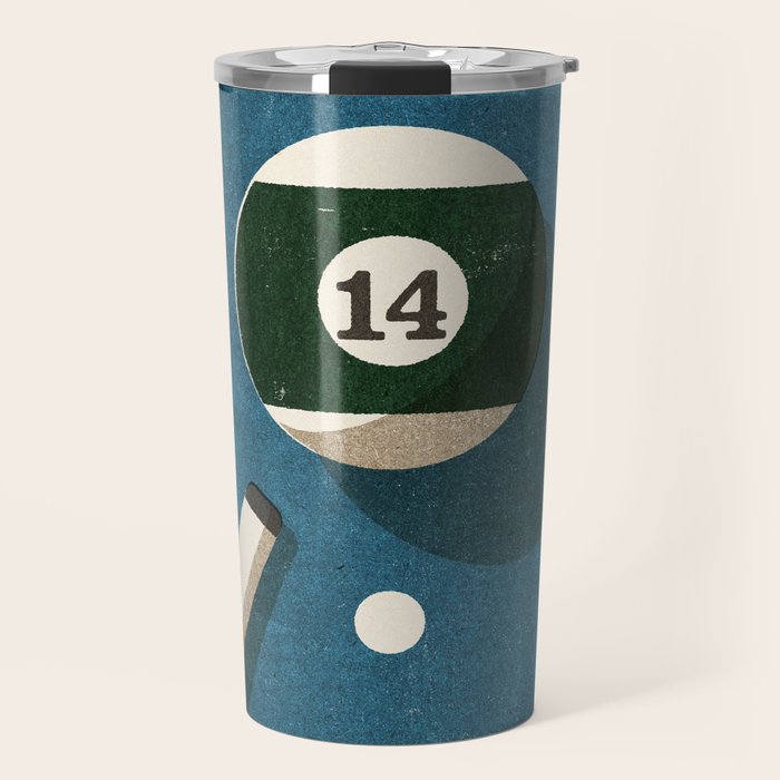BILLIARDS / Ball 14 Travel Mug Gallery Image 1