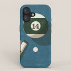 BILLIARDS / Ball 14 iPhone Case Gallery Image 1