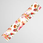 Hygge Watercolor Midsummer Dogroses Pattern  Table Runner Gallery Image 3