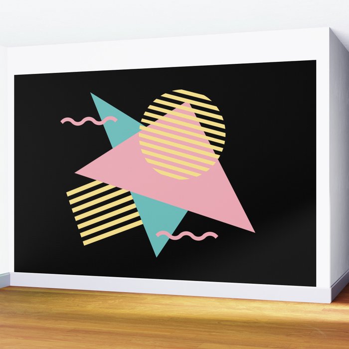 Memphis Pattern 28 / 80s - 90s Retro Wall Mural Gallery Image 2