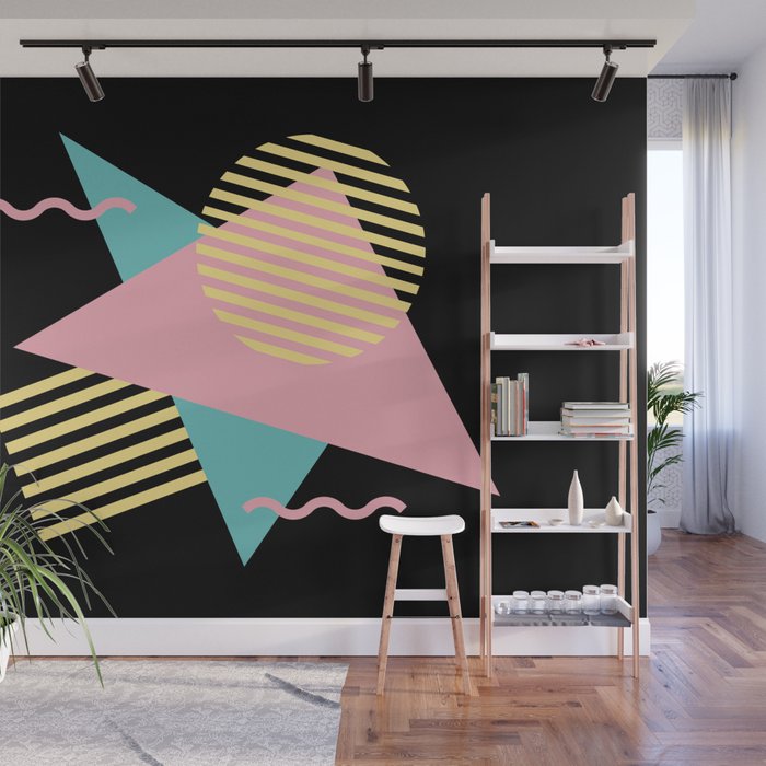 Memphis Pattern 28 / 80s - 90s Retro Wall Mural Gallery Image 1